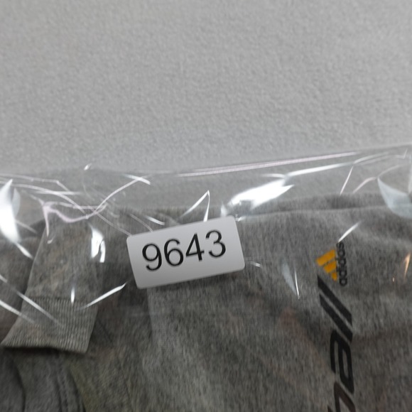 Adidas Shirt Mens XL Gray Basketball Logo Graphic Y2K 00s Flaws - Picture 14 of 14